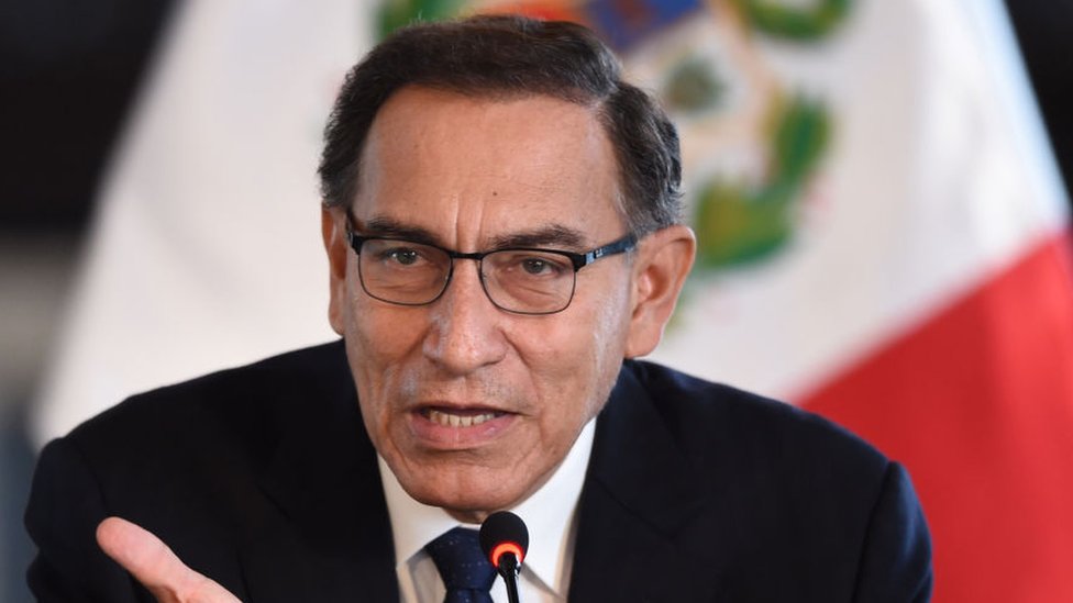 El presidente de Perú, Marín Vizcarra