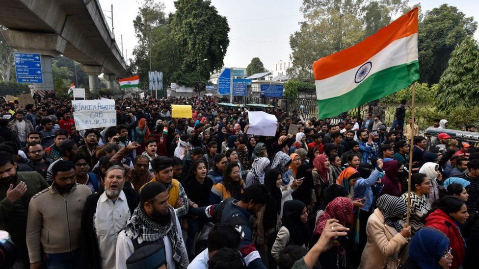 مظاهرات في الهند احتجاجا على قانون مناهض للمسلمين