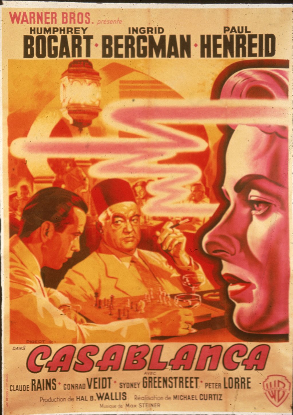Póster de "Casablanca", 1942.