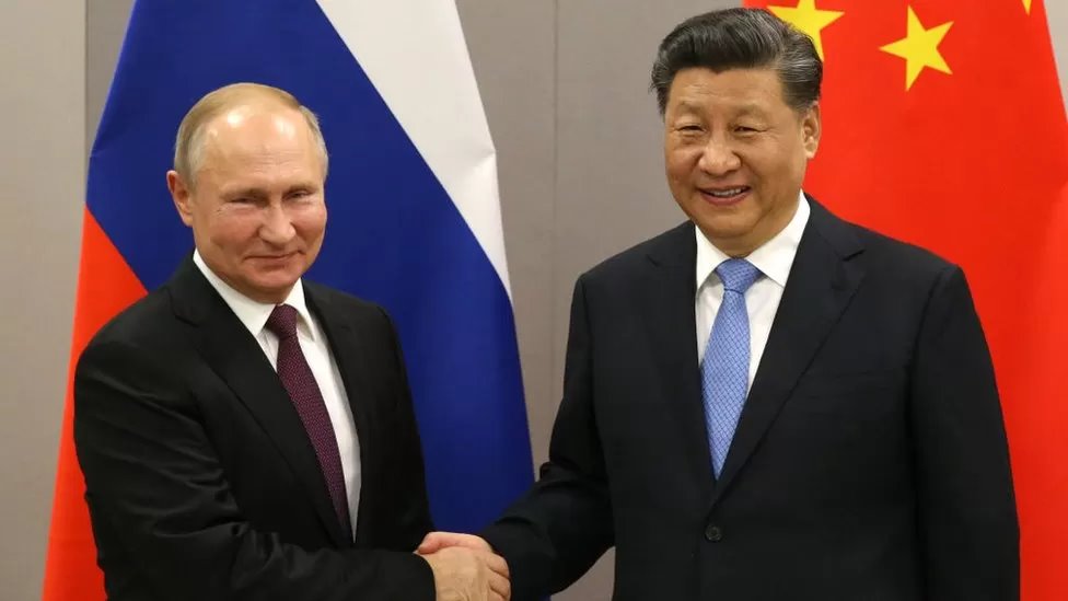 الزعيمان الروسي والصيني
