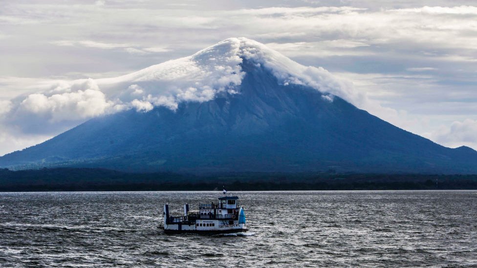 El volcán Concepción en Nicaragua
