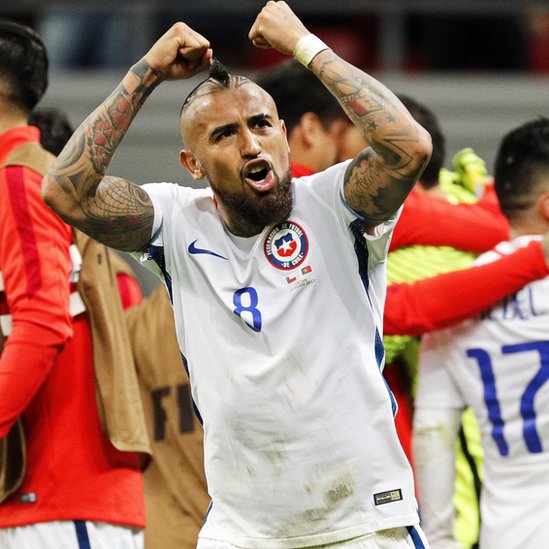 Vidal se ha convertido en el guerrero del fútbol chileno. Arturo Vidal