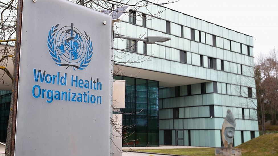 Здание Всемирной организации здравоохранения (ВОЗ) в Женеве, Швейцария, 6 февраля 2020 г.