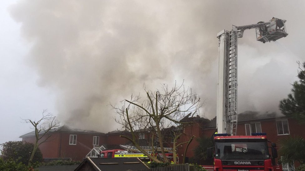 Cheshunt care home fire Two dead and 33 rescued BBC News