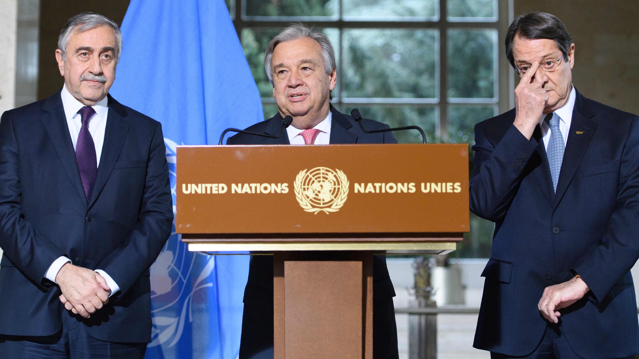 Cyprus peace deal close, says UN chief after Geneva talks picture picture
