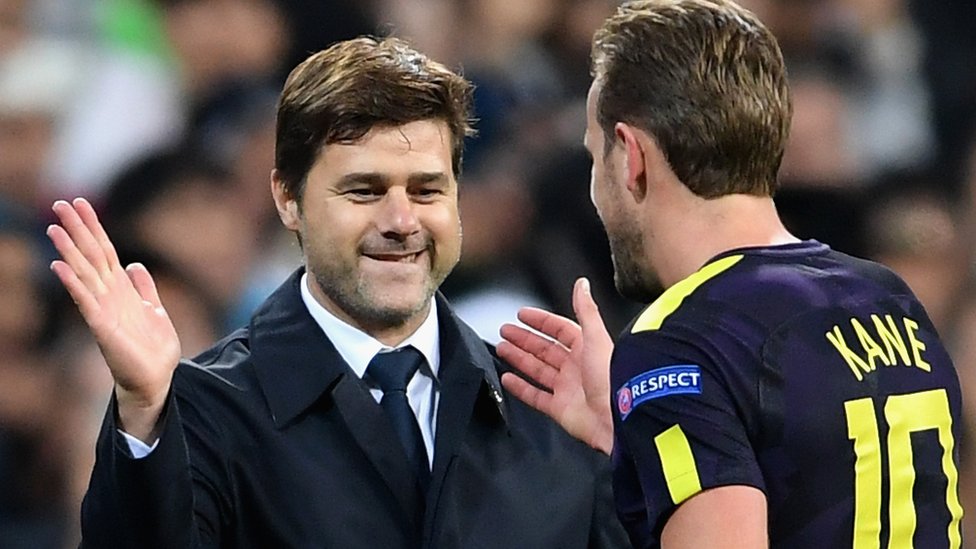 Pochettino y Kane disfrutan de una relación que trasciende al vínculo entre un técnico y su jugador. Mauricio Pochettino y Harry Kane