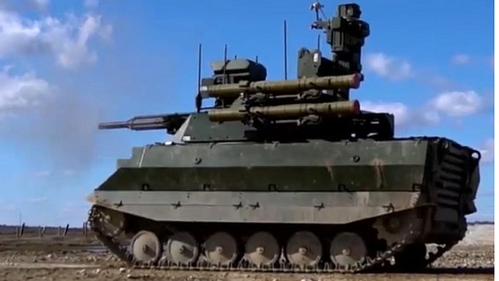 Russia to showcase robot tank in WW2 victory parade BBC News