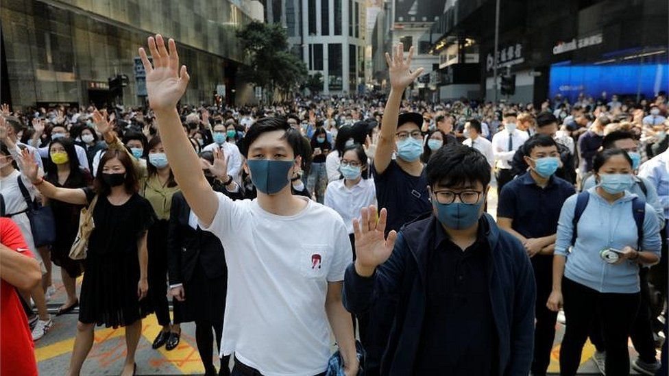 Unjuk rasa di Hong Kong