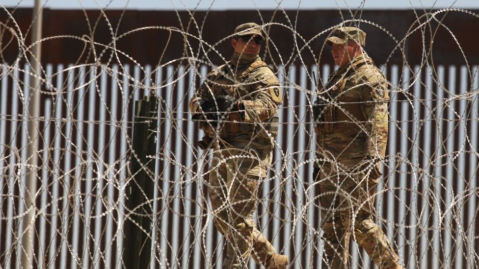 Militares en la frontera