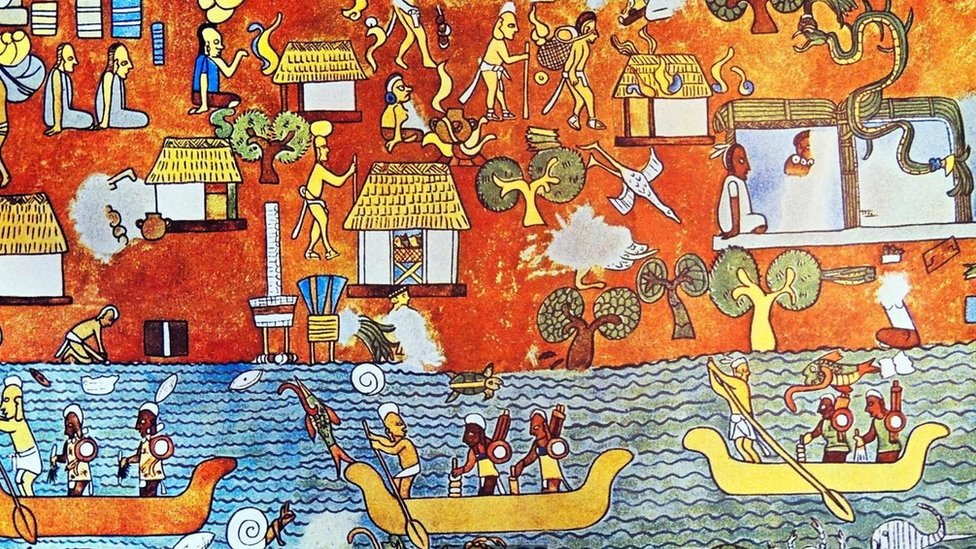 Un mural maya
