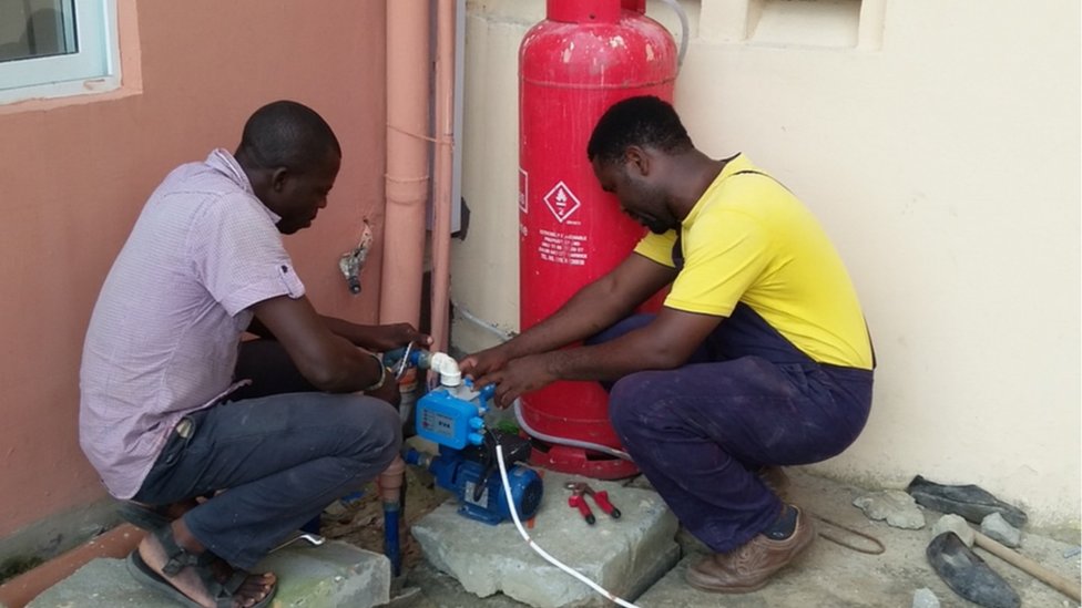 Illegal migrant makes good as plumber in Nigeria BBC News