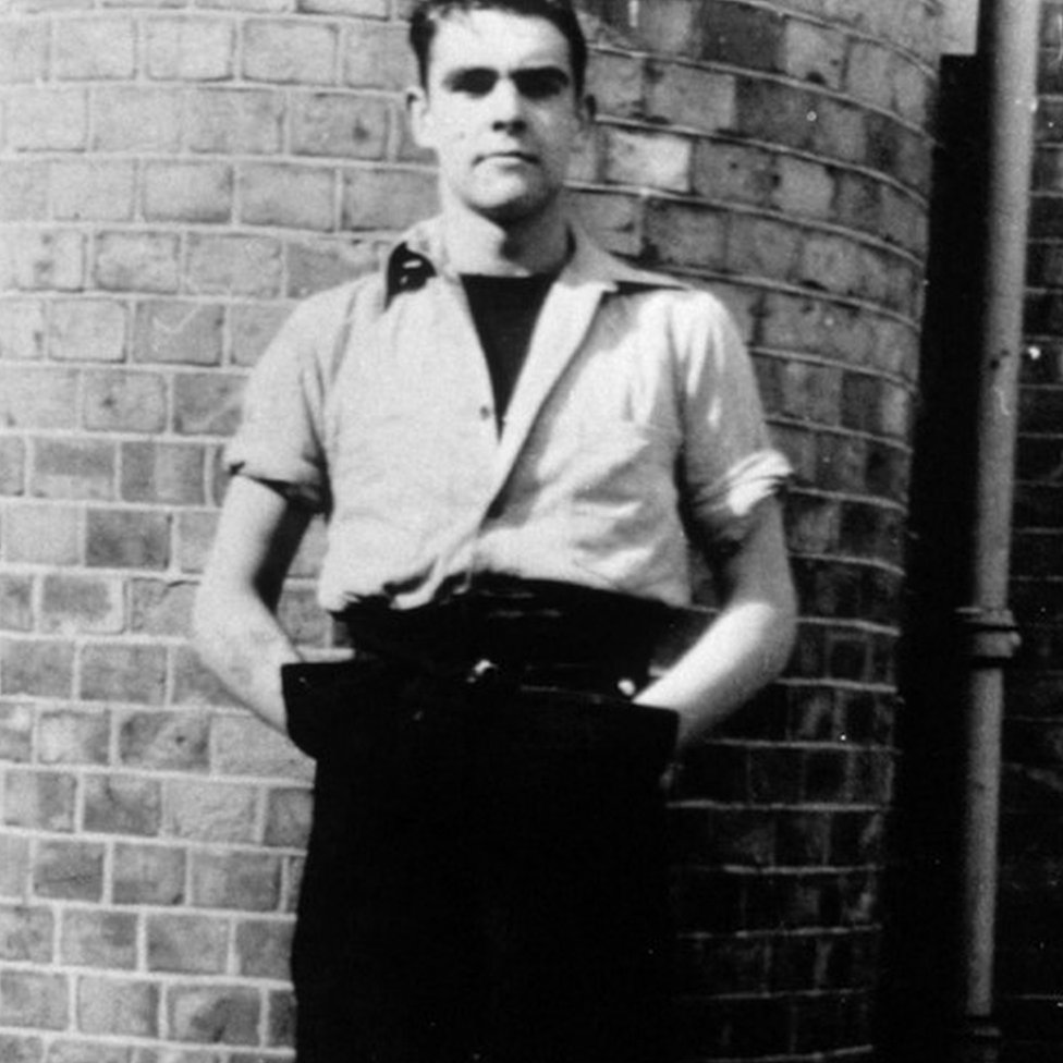 Sean Connery cuando era joven