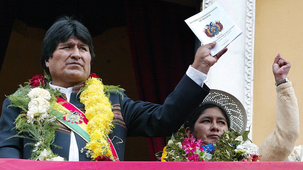 Evo Morales.