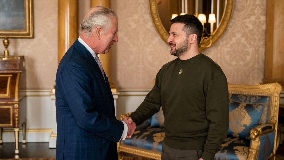 Визит Зеленского в Лондон: президент Украины попросил у Британии истребители и встретился с королем Карлом III