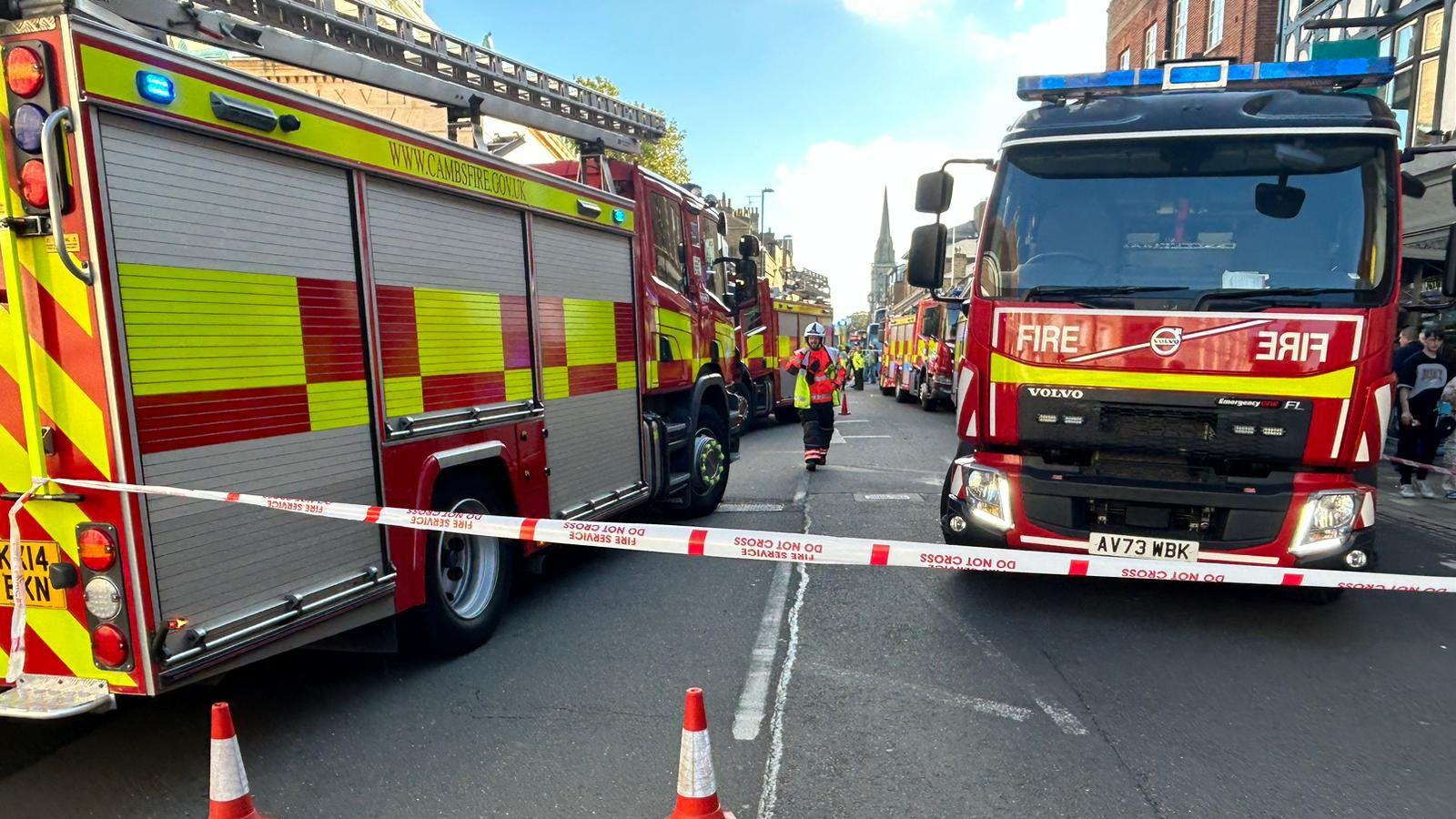 Firefighters called to University Arms Hotel in Cambridge