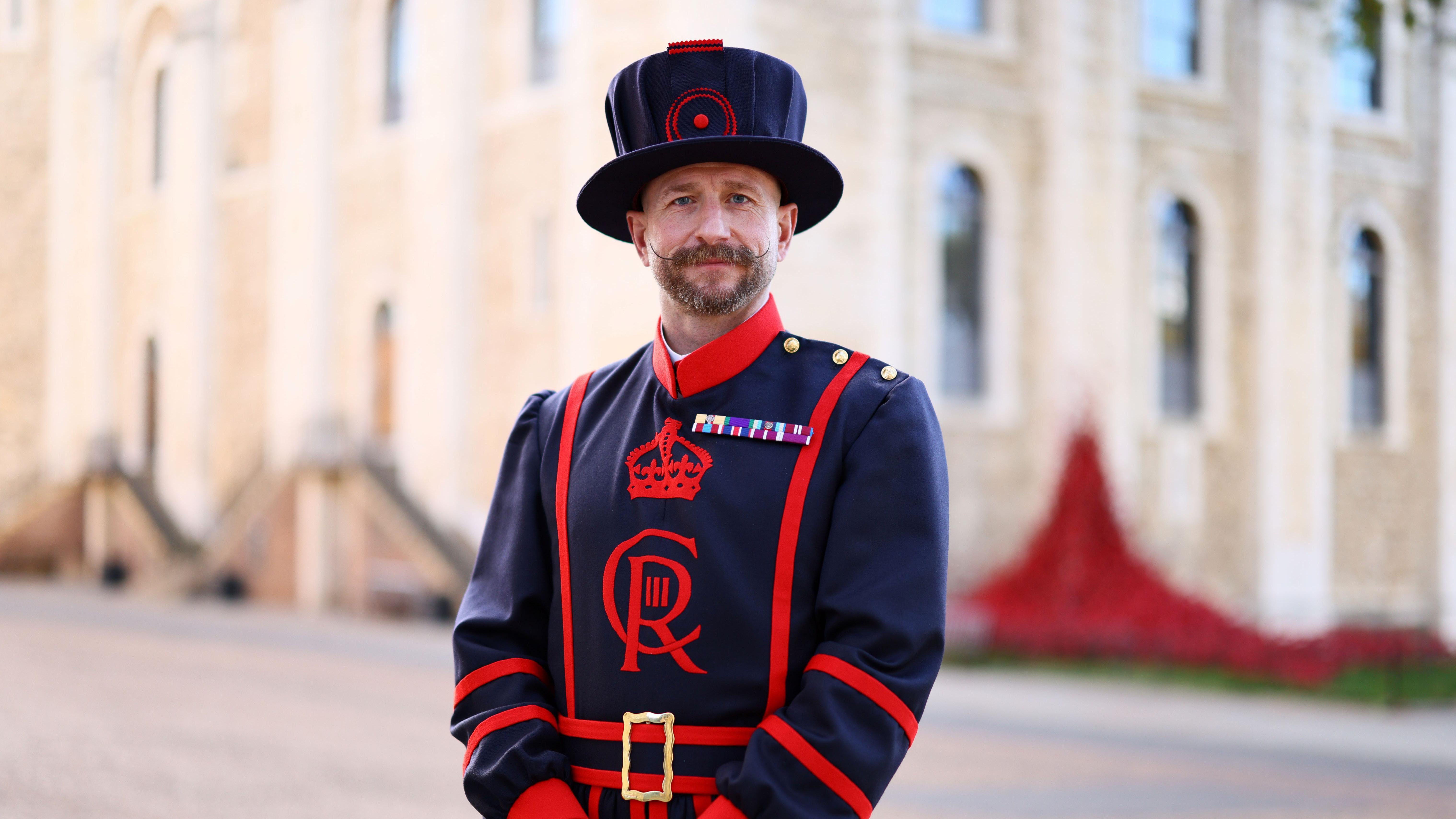 Former Army sergeant major becomes Tower of London Beefeater