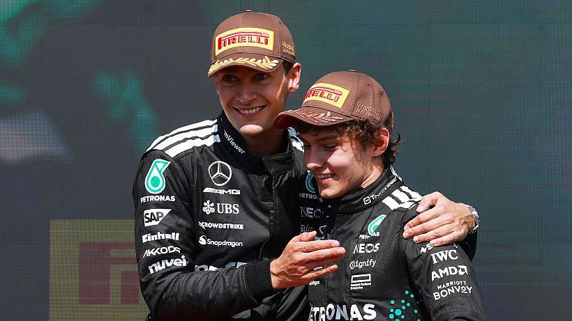 Mercedes to continue with George Russell and Kimi Antonelli in 2026, says  Toto Wolff - BBC Sport