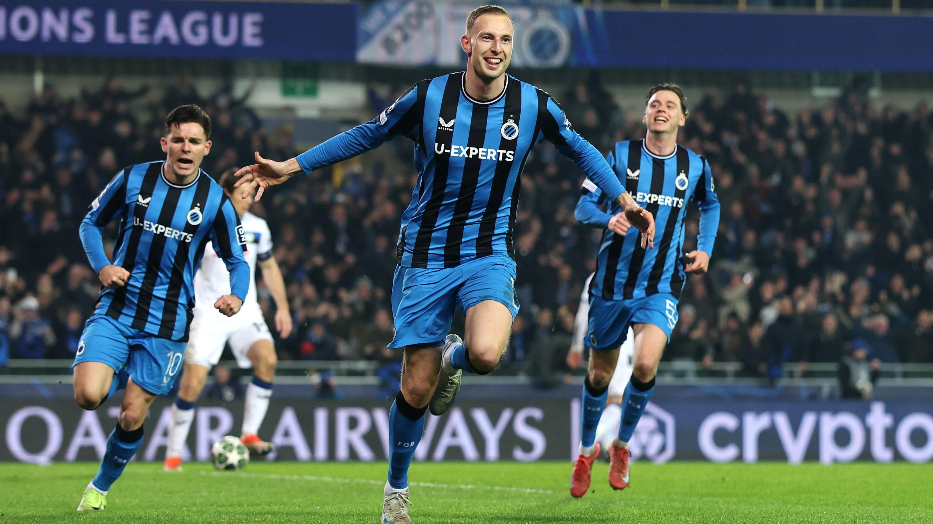 Club Brugge 2-1 Atalanta: Belgian side score late penalty to earn first-leg  lead - BBC Sport