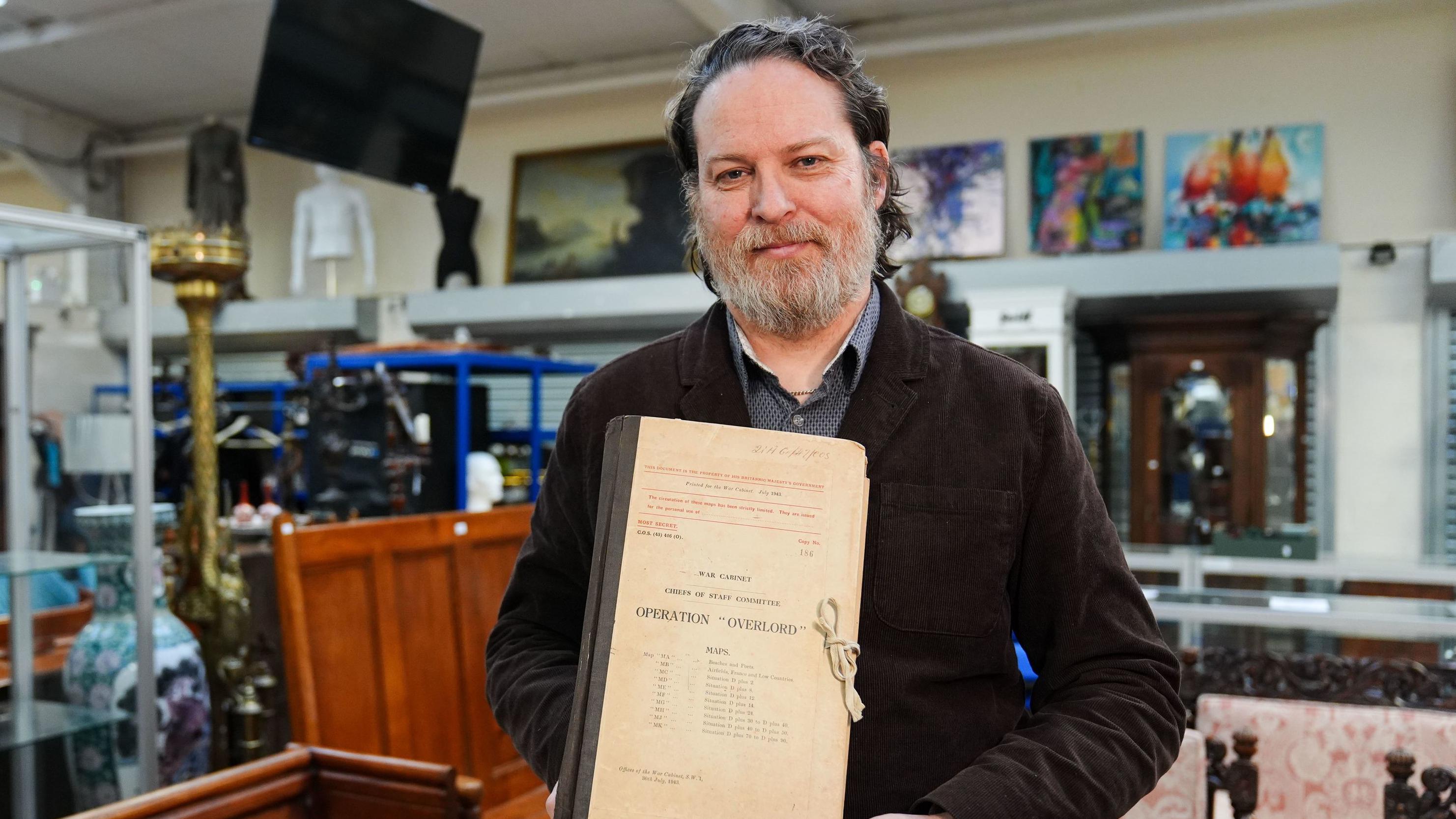 Rare top-secret D-Day blueprint to go under hammer in Derbyshire