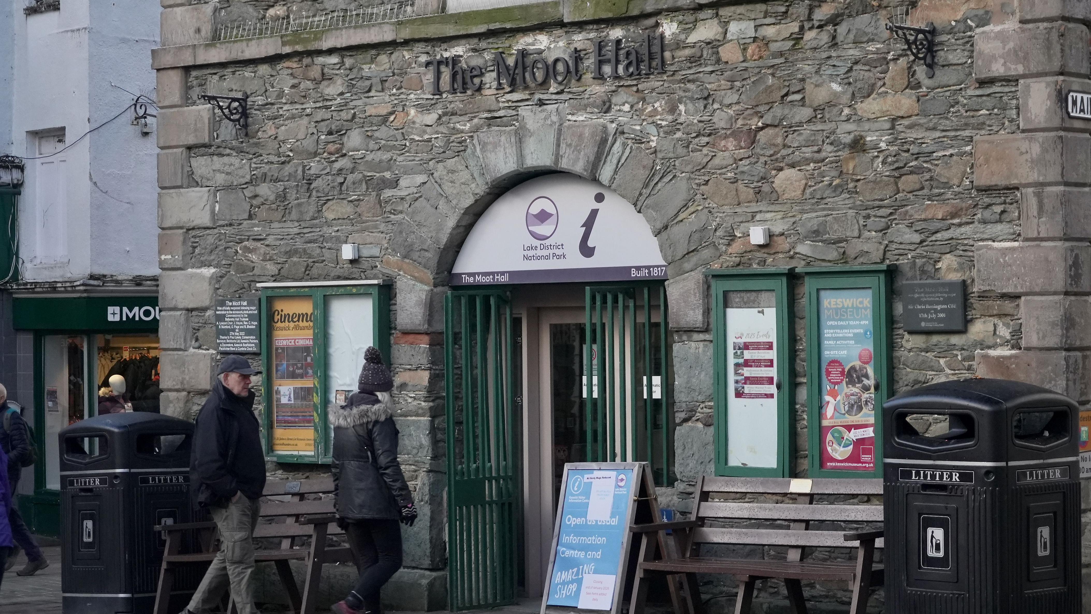 Keswick Moot Hall tourist centre to close after rent rise
