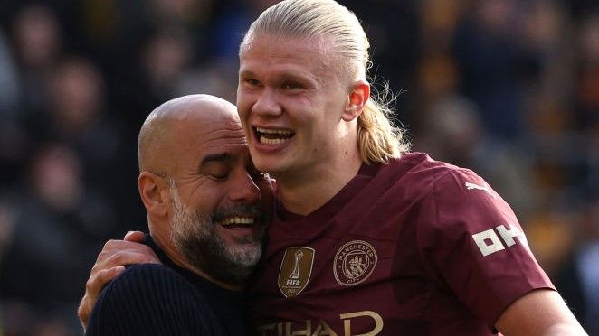 Erling Haaland: Pep Guardiola says new Man City contract proves striker  trusts club - BBC Sport