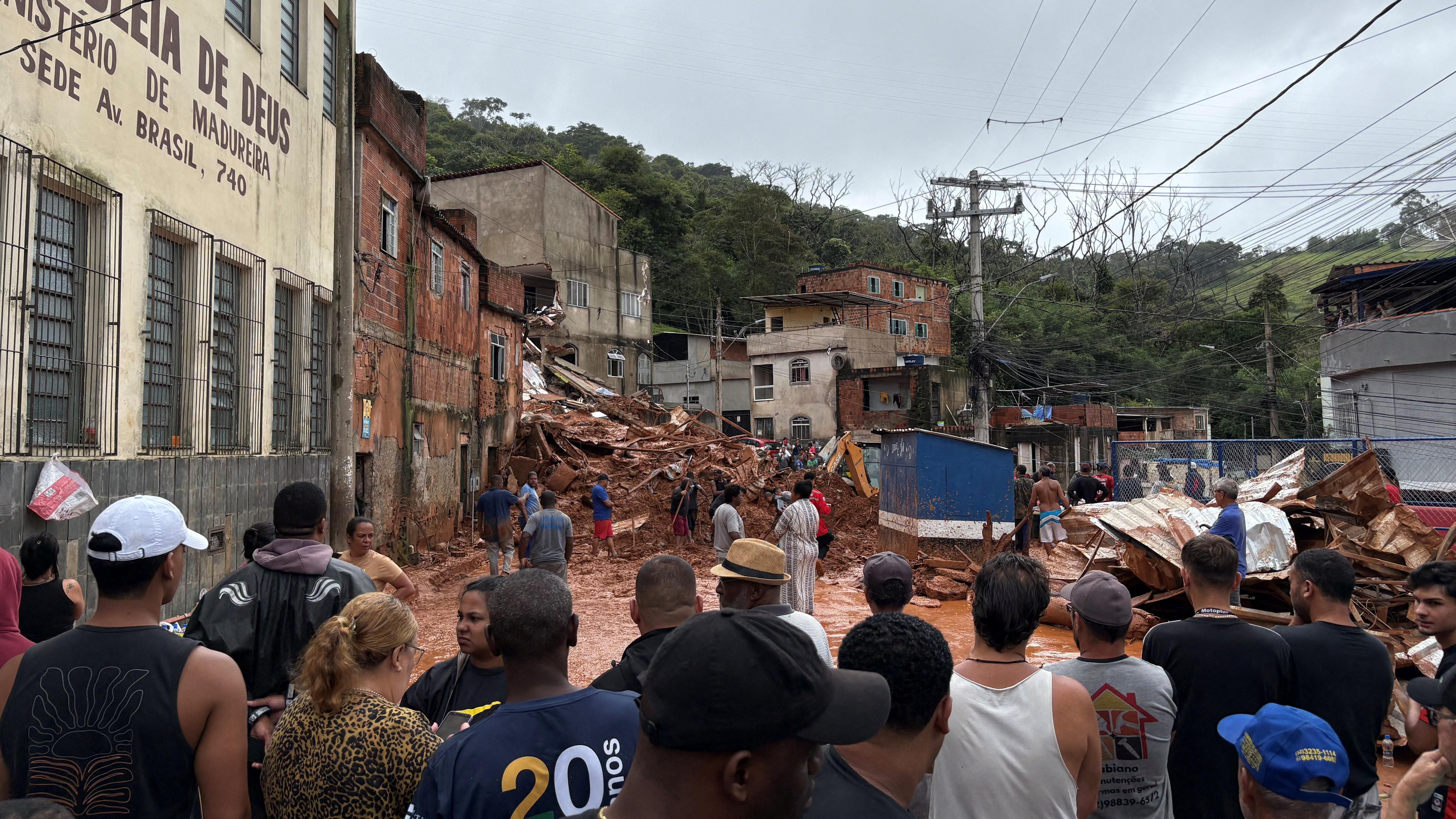 Brazil floods and landslides kill at least 25 in Minas Gerais