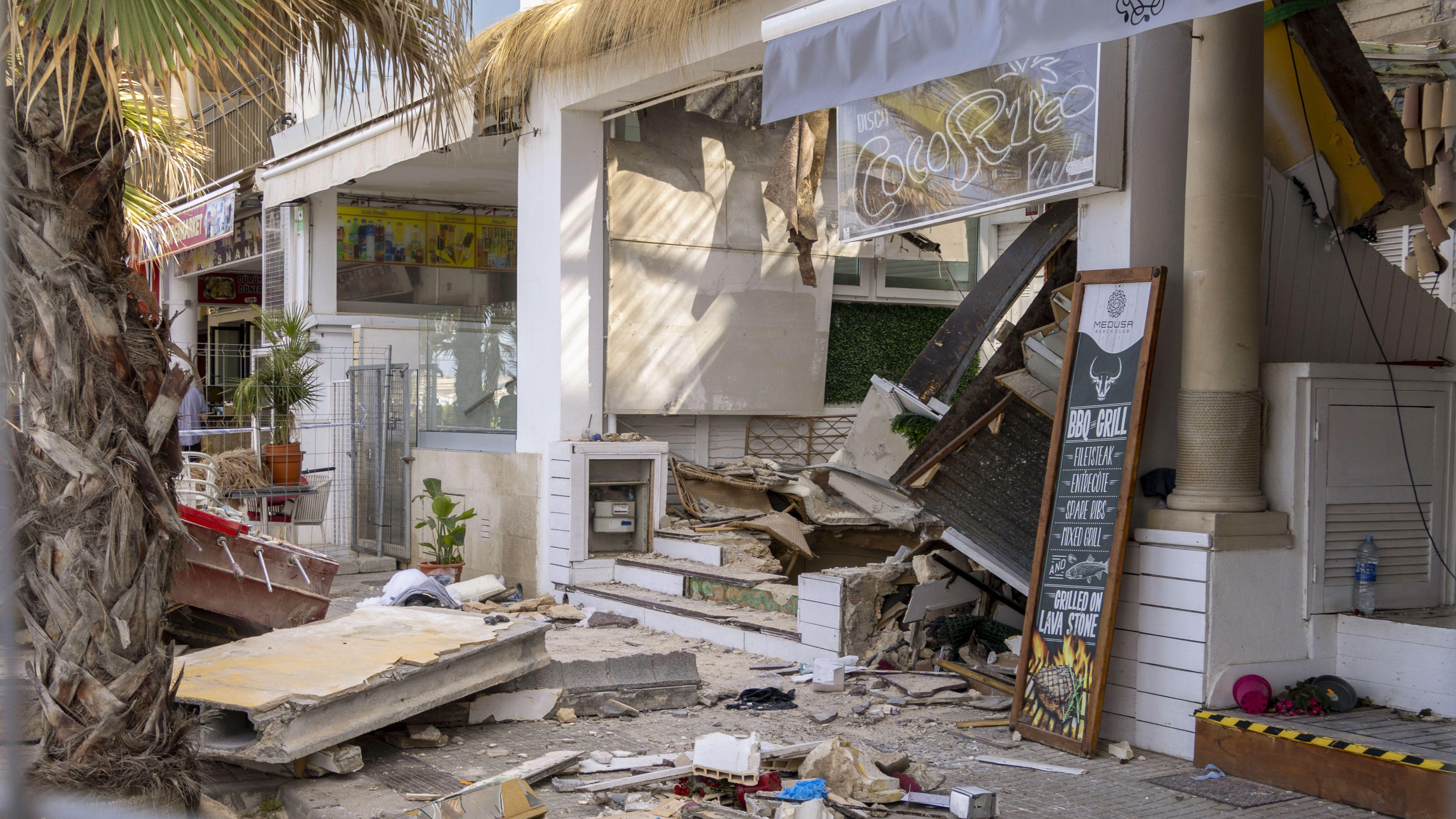 Terrace of collapsed Majorca bar was unlicensed, mayor says