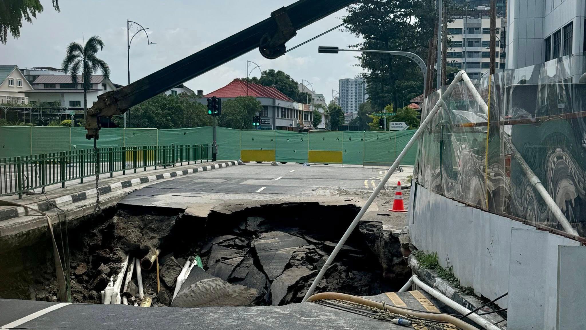 A sinkhole revives debate about migrant workers' rights in Singapore