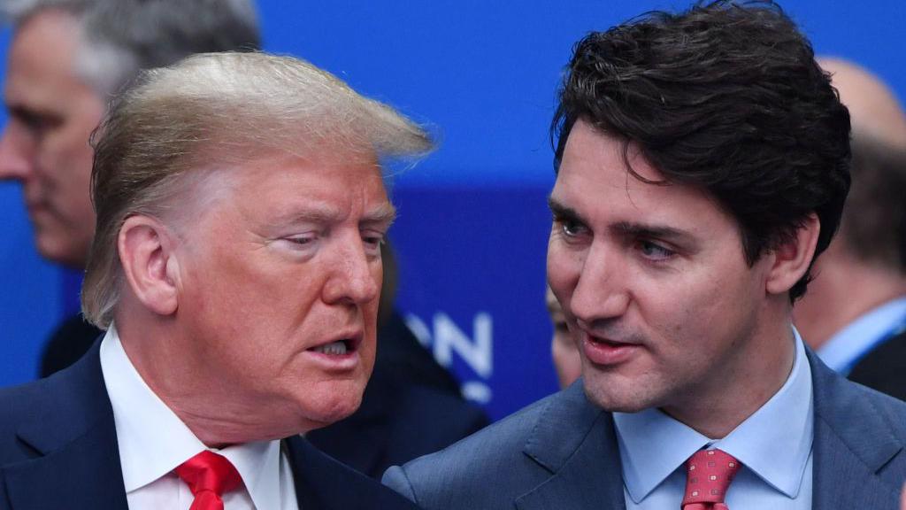 Canada, Mexico and China respond to Trump tariff threats - BBC News