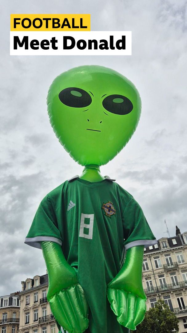 Meet Donald - the NI fan who is out of this world