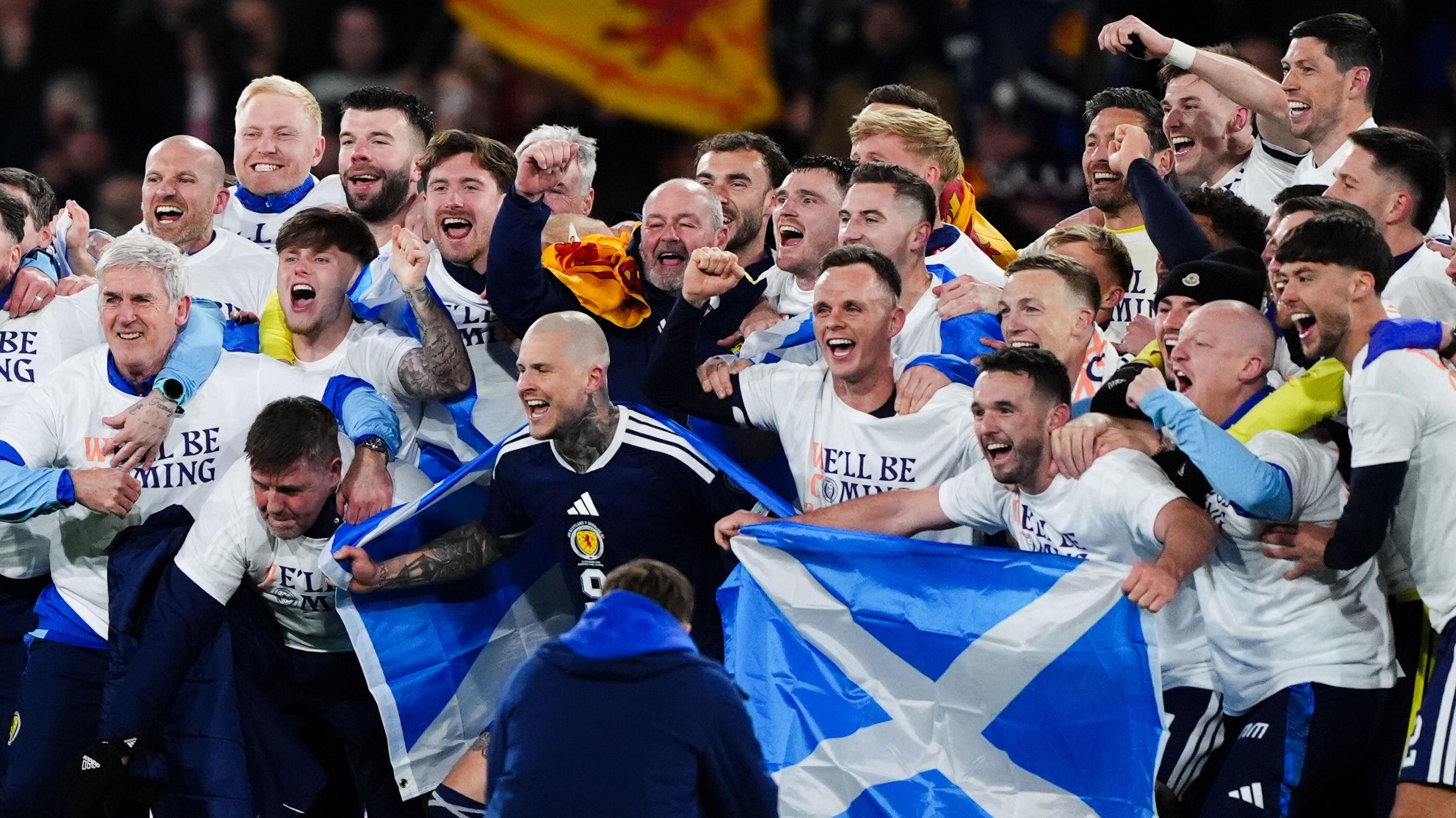 Scots celebrate reaching first World Cup in nearly 30 years