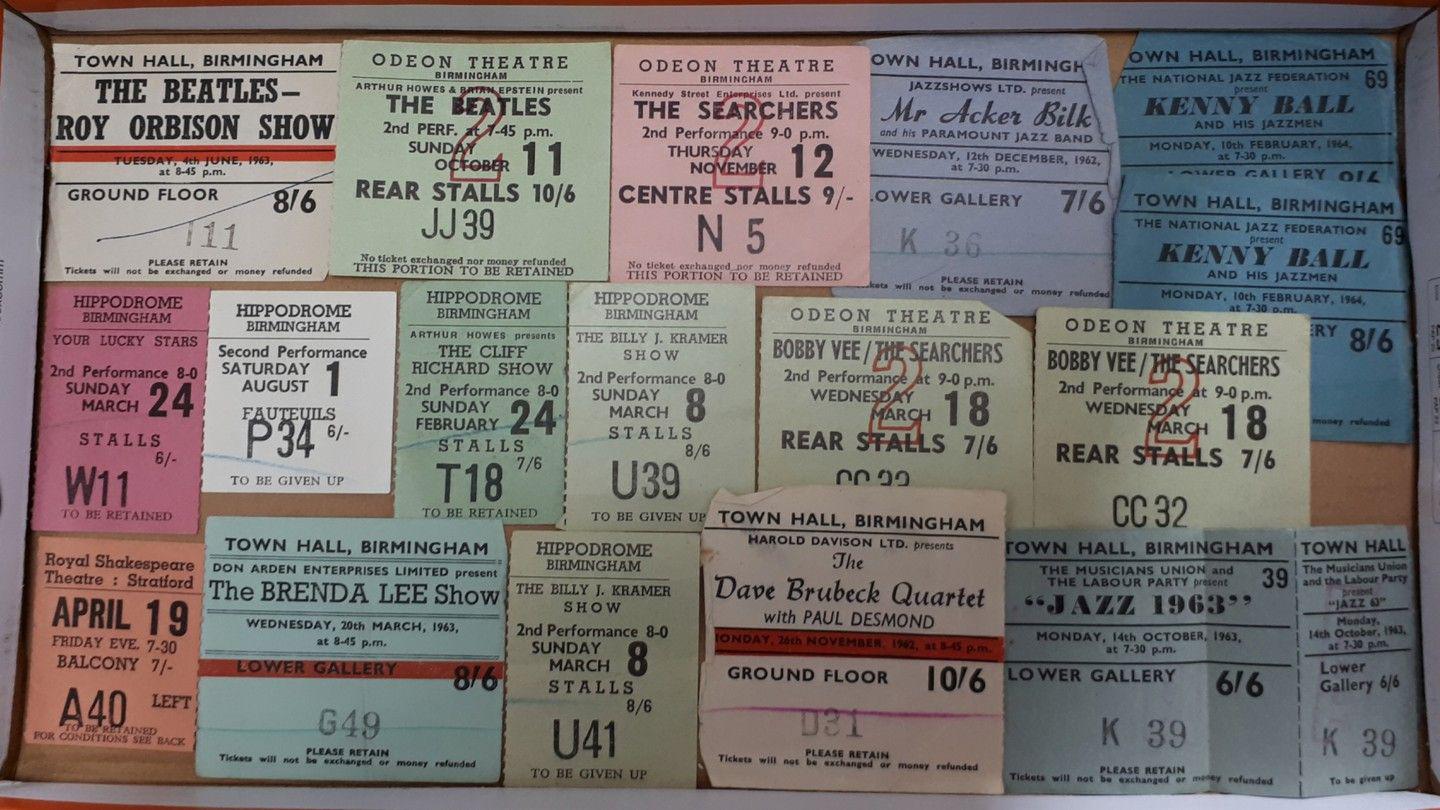 The Beatles' 1960s ticket stubs set for Lichfield auction - BBC News
