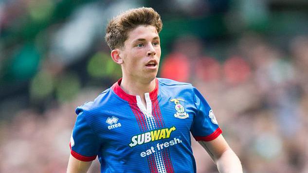 Ryan Christie pictured when he played for ICT