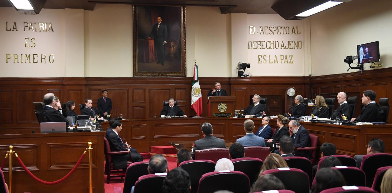 El pleno de la Suprema Corte de México