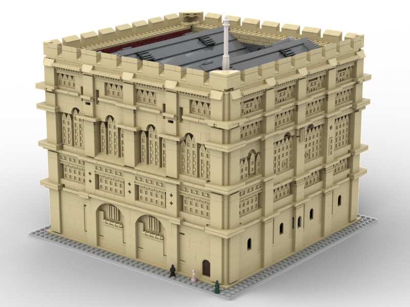 Digital model of Lego Norwich Castle