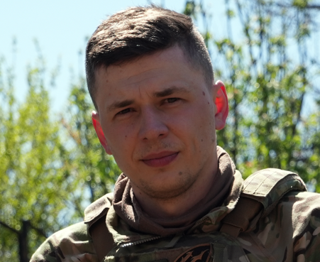 Yevhen 
Ukrainian soldier, 29