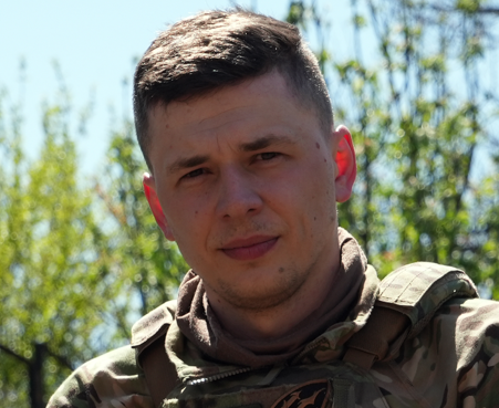 Yevhen Ukrainian soldier, 29