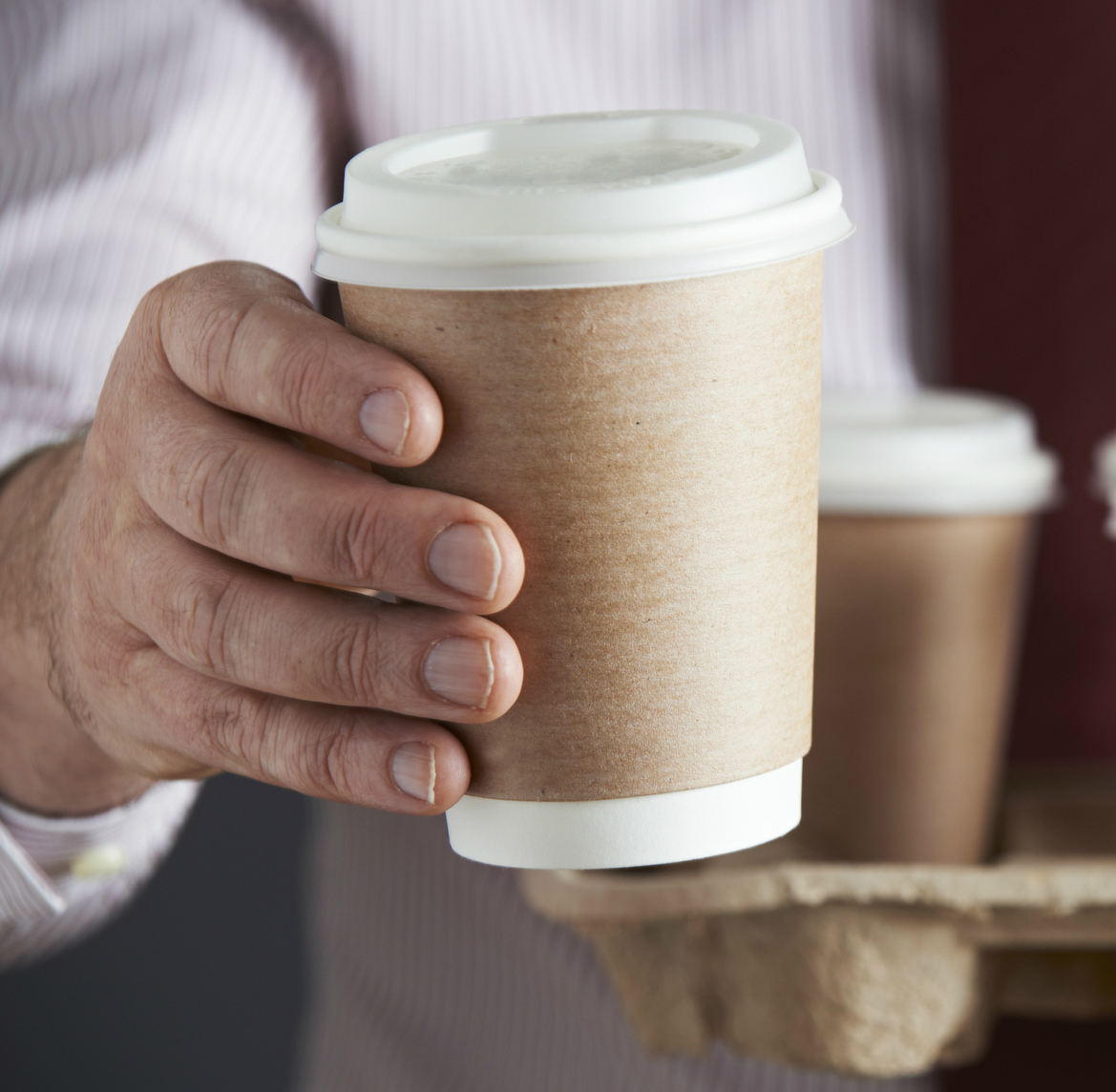 Disposable coffee cups