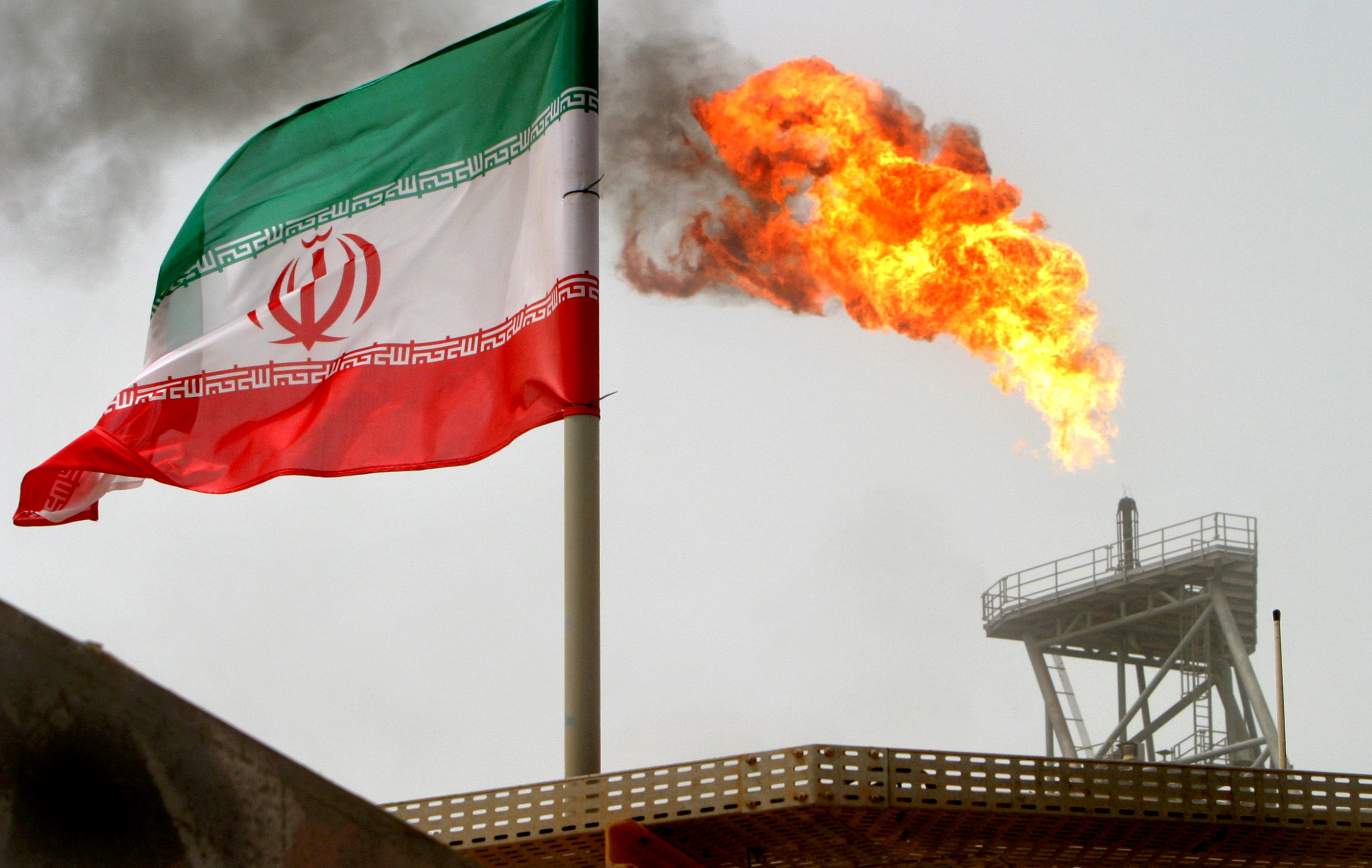 An Iranian oil refinery