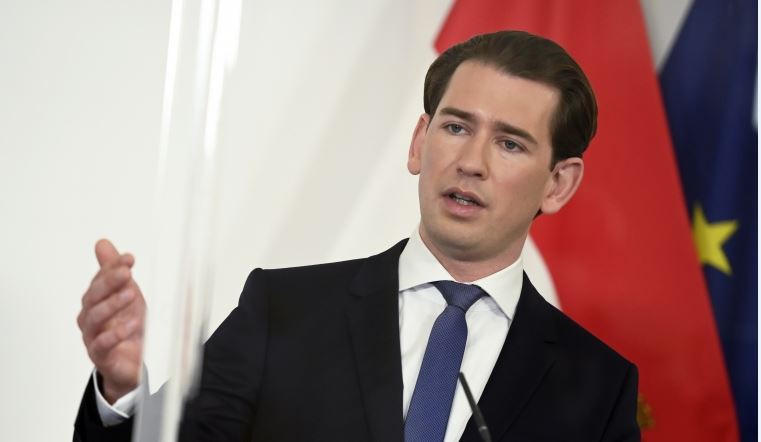 Austrian Chancellor Sebastian Kurz