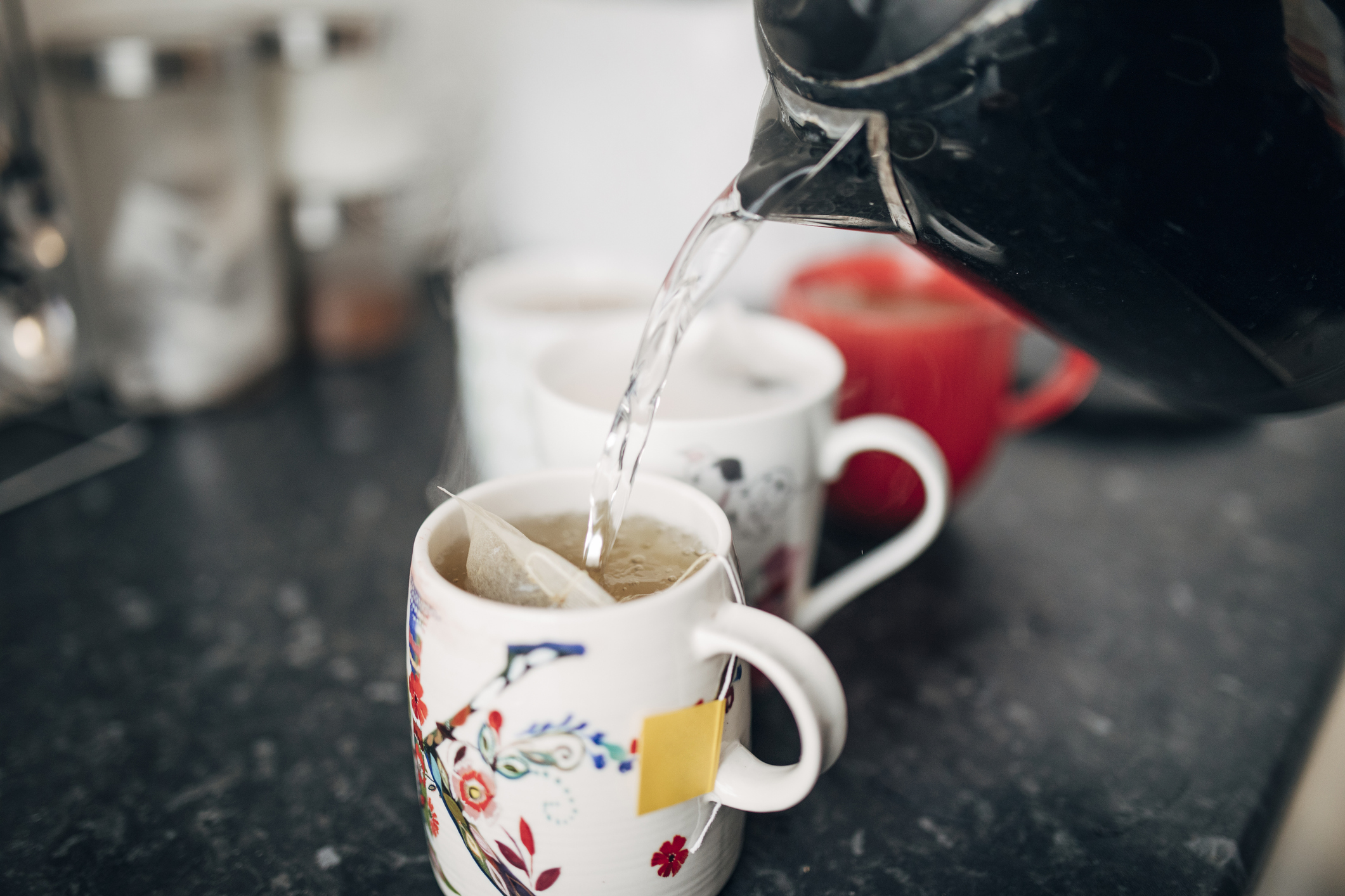 A cup and saucer