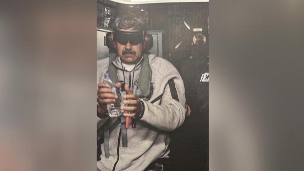 Nicolas Maduro esposado. 