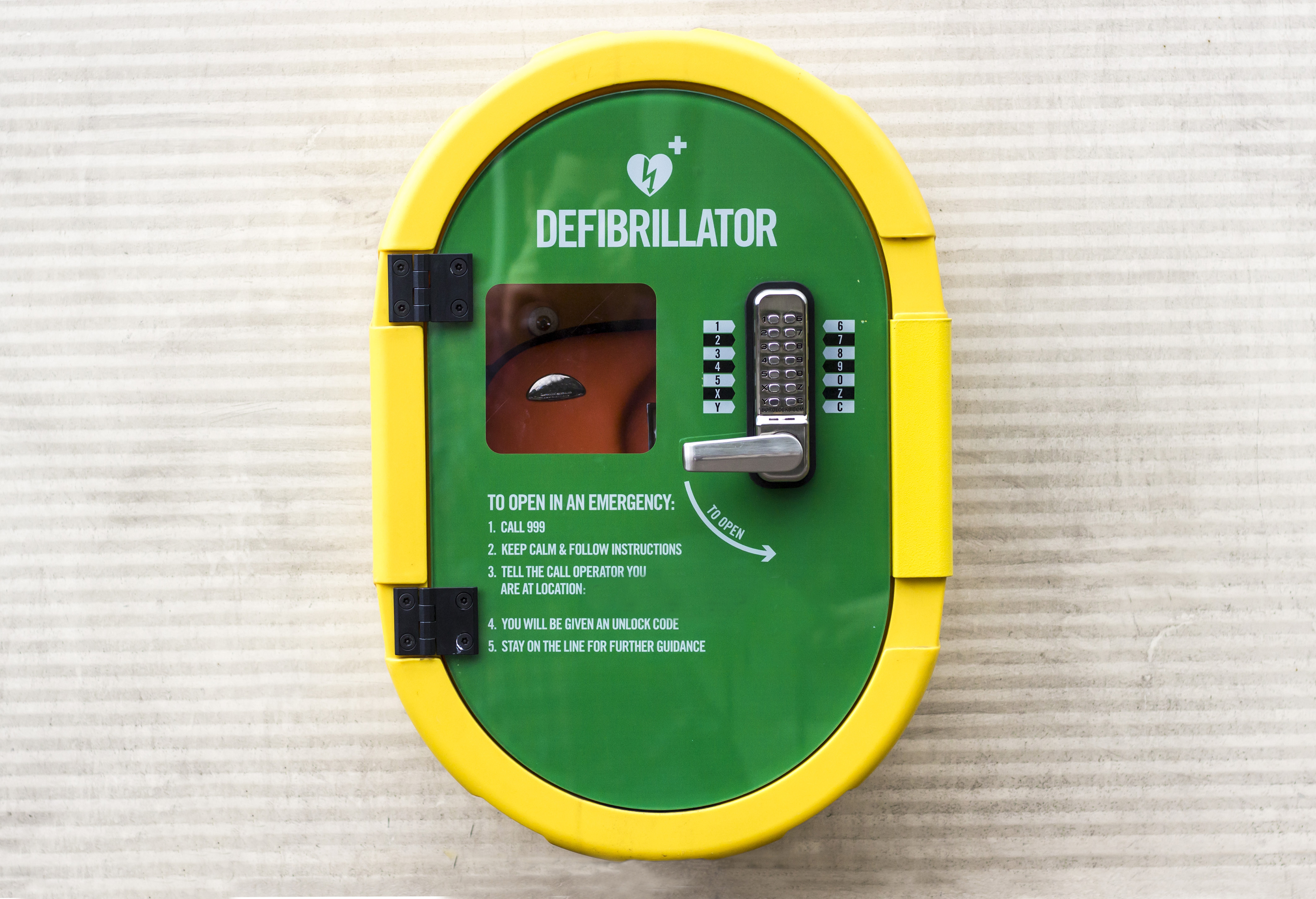 Photo of a defibrillator