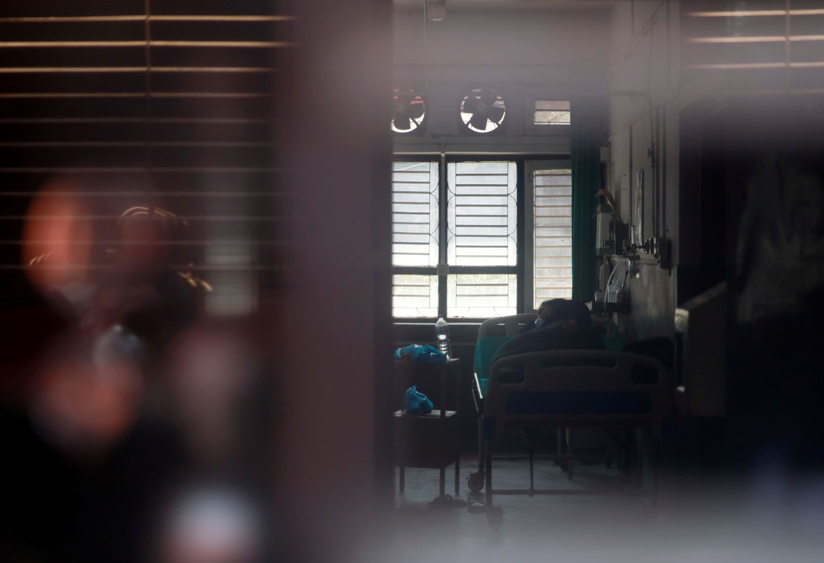 Covid patient in Kathmandu