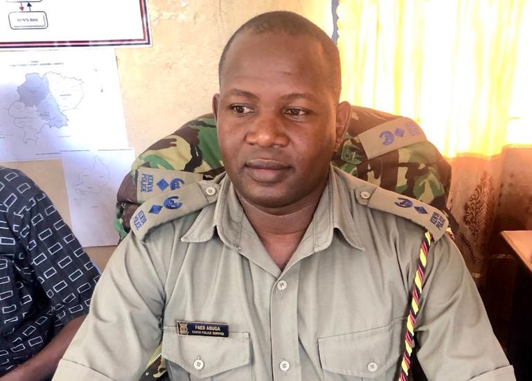 Fred Abuga, police commander in Rabai, Kenya's coast region