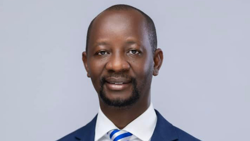 A close-up of Ibrahim Ssemujju Nganda