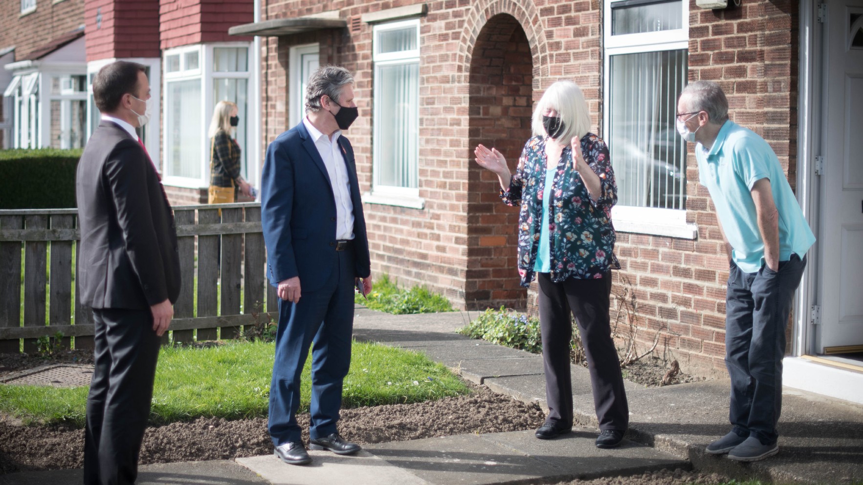 Paul Williams and Keir Starmer campaigning in Hartlepool