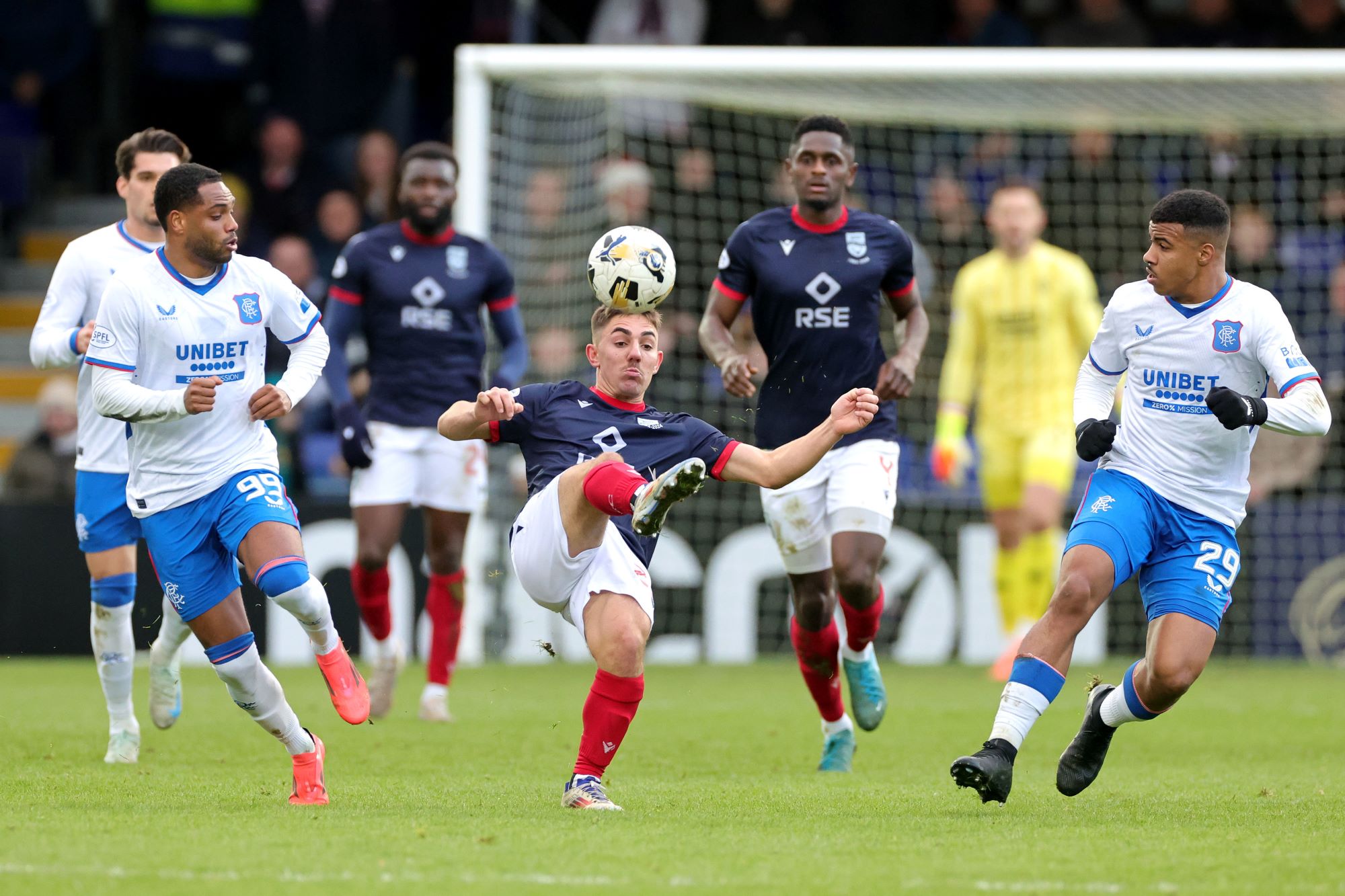 Ross County vs Rangers at Global Energy Stadium.