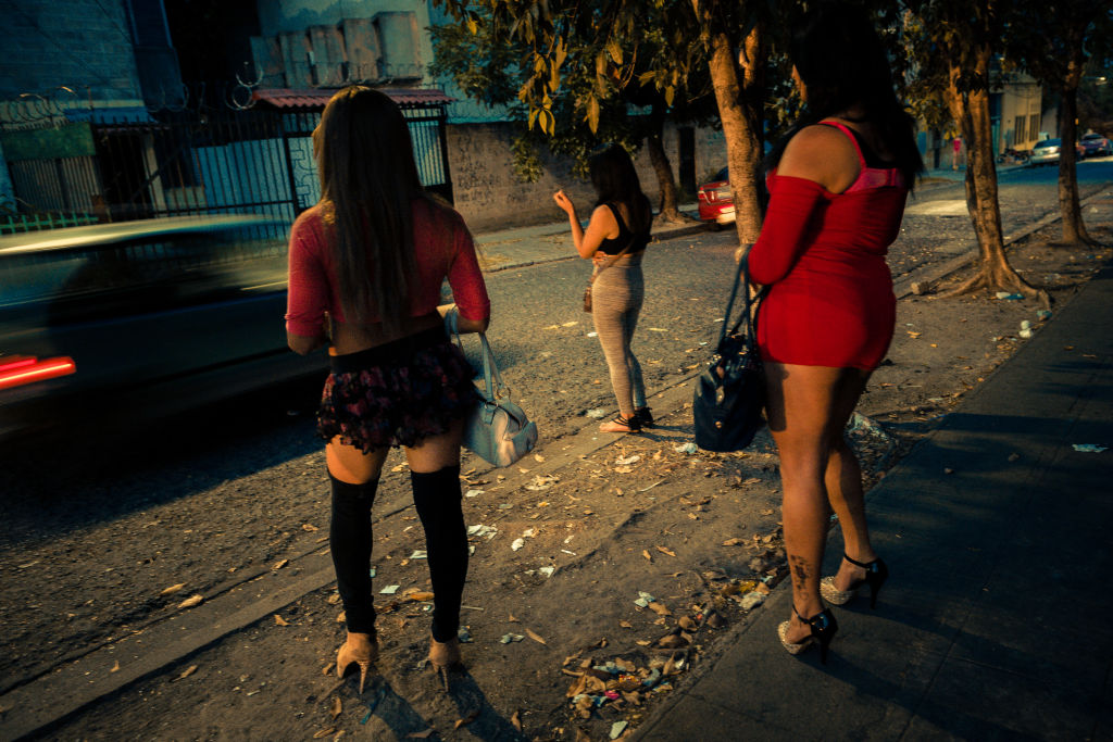 Prostitutas en El Salvador.