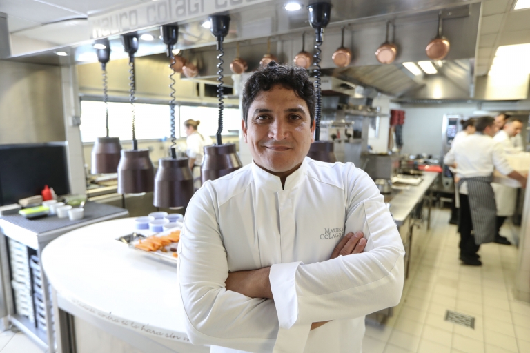 El chef Mauro Colagreco en Manzur